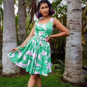 2x pinup girl clothing Lana dress. Euc